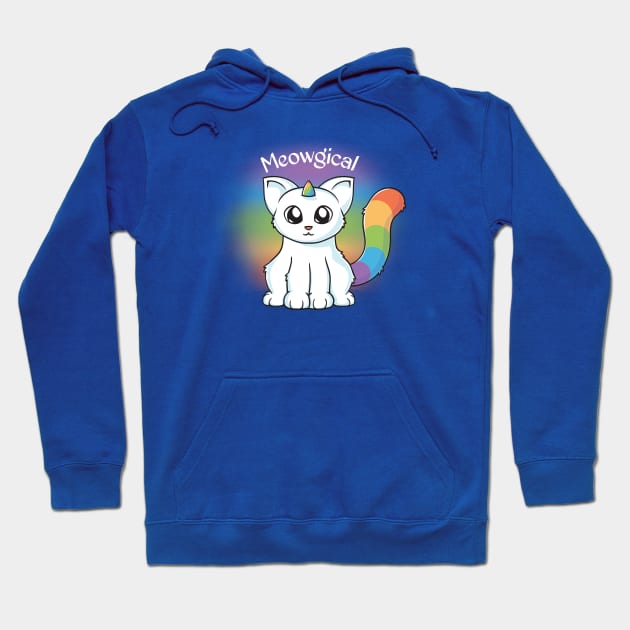 Meowgical Unicorn Cat Hoodie by Beka